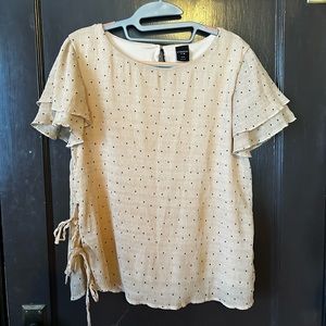 Ethereal Light Brown Blouse